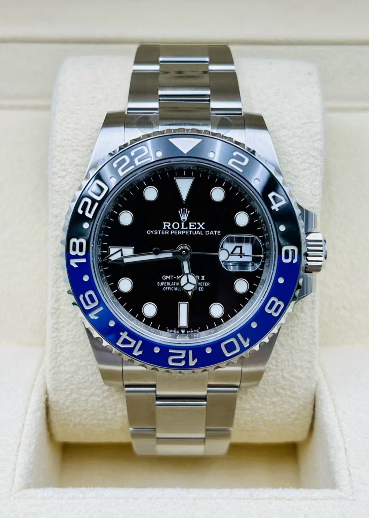 Rolex GMT Masterl Batman Super Clone Swiss Replica WatcRef 126710BLNR3285 SwissMovement