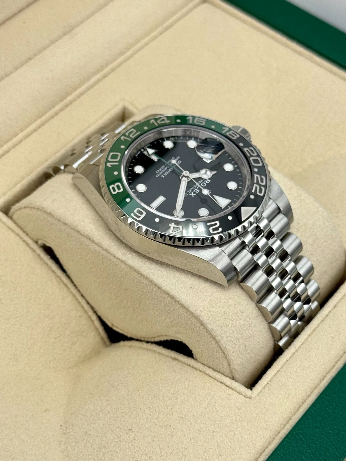 RolexGMT Masterll Sprite 'Jubilee Bracelet'SuperClone Swiss Replica Watch Ref 126720VTNR 3285S wiss Movement