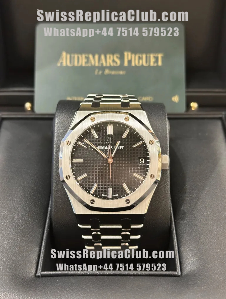 Front view of Audemars Piguet Royal Oak 15500ST stainless steel super clone watch