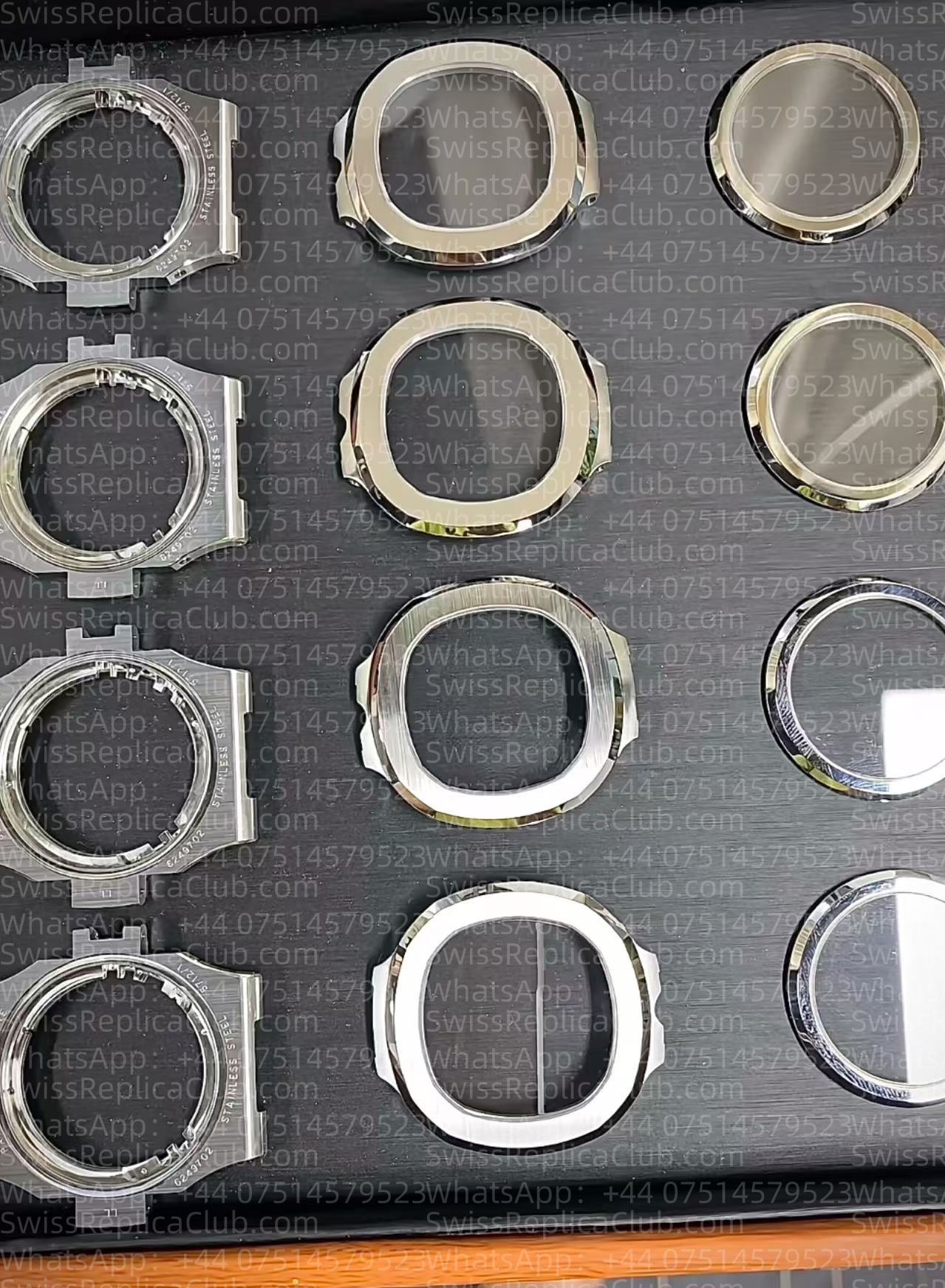 Close-up of sapphire crystal watch face showing clarity and reflection