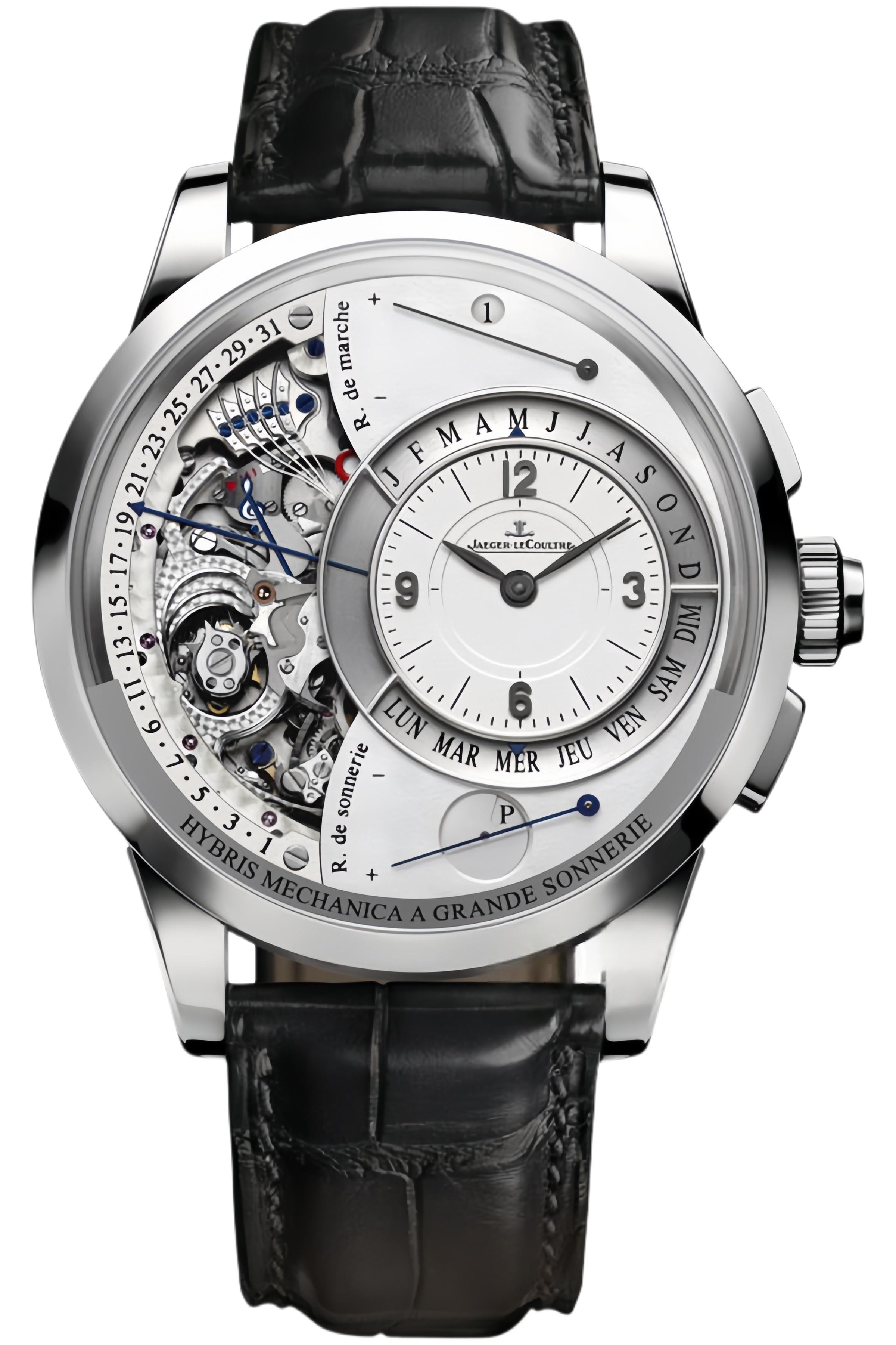 Jaeger‑LeCoultre Master Grande Tradition Ref. 6033420 Super Clone Watch – White Gold Blue Dial Minute Repeater Fake Replica