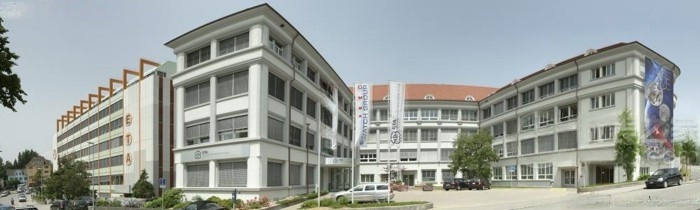 Swiss ETA movement close-up view