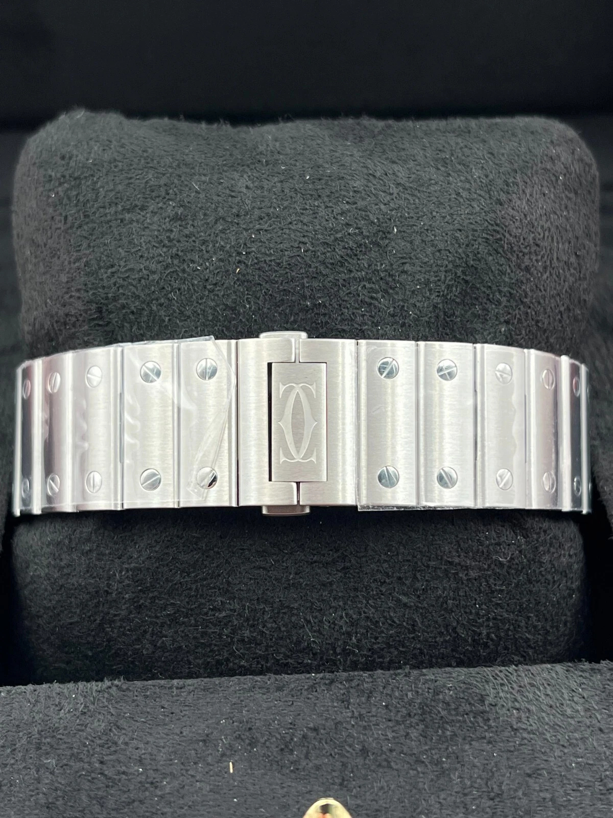 Cartier Santos Ref. WSSA0062 Super Clone Watch – Pink Dial Stainless Steel Fake Replica