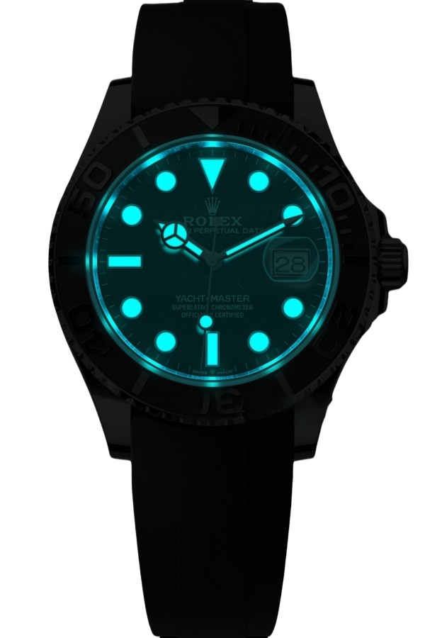 Rolex Yacht-Master 40 Black Ceramic Bezel Super Clone Swiss Replica Watch Ref M226659-0004 18K White Gold