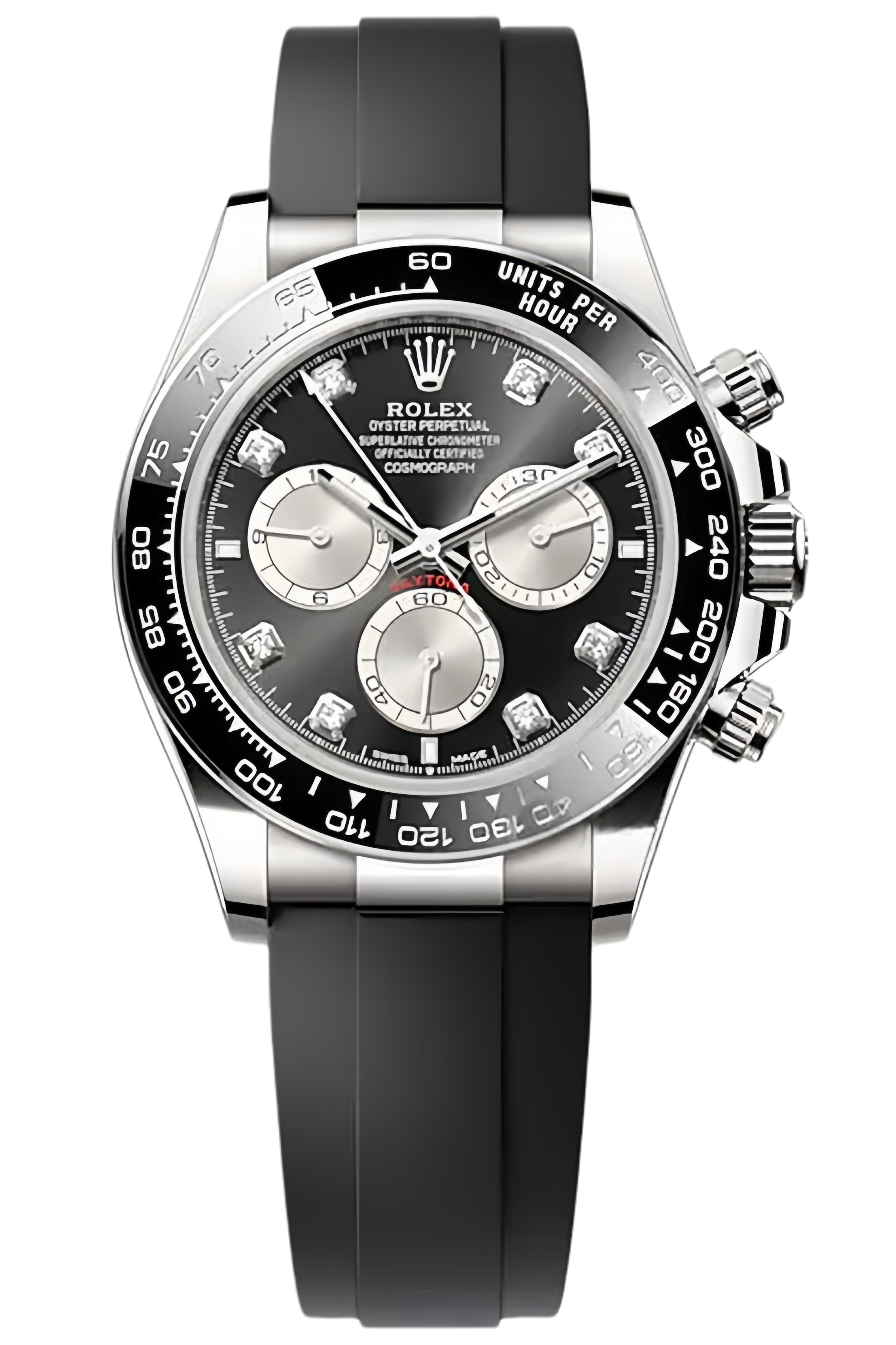 Rolex Daytona Steel Gray Dial Super Clone Swiss Replica Watch Oysterflex Strap Ref M126519LN-0004 Swiss Movement
