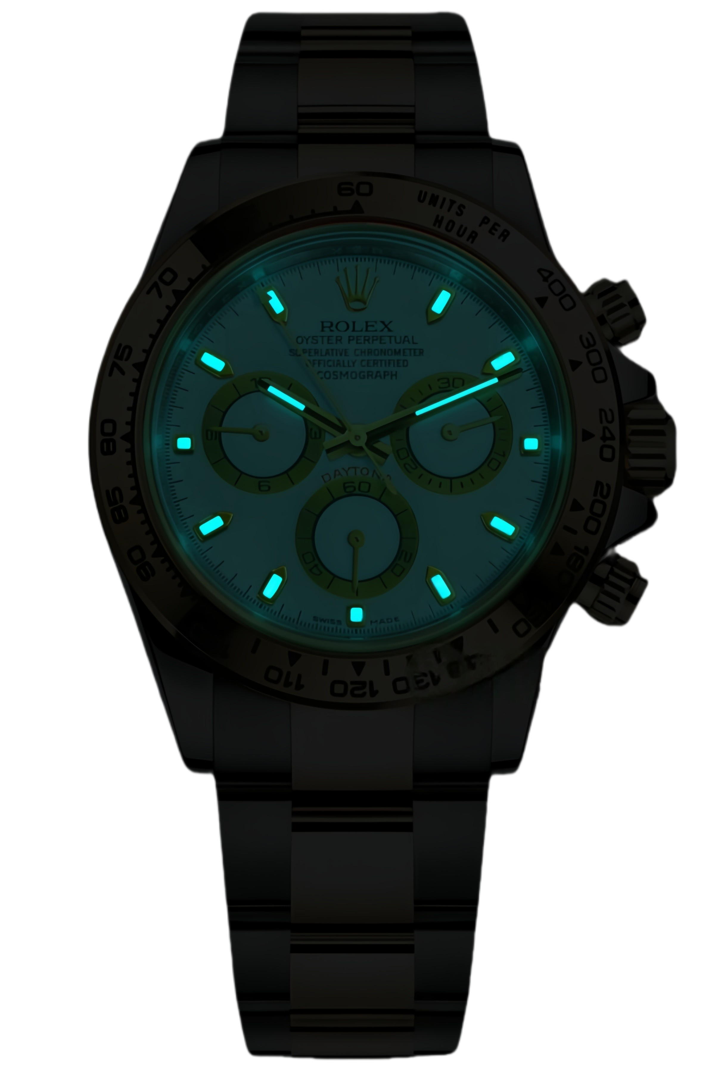 Rolex Daytona M116503-0001 Super Clone – White Dial Two-Tone Gold Swiss Replica Watch