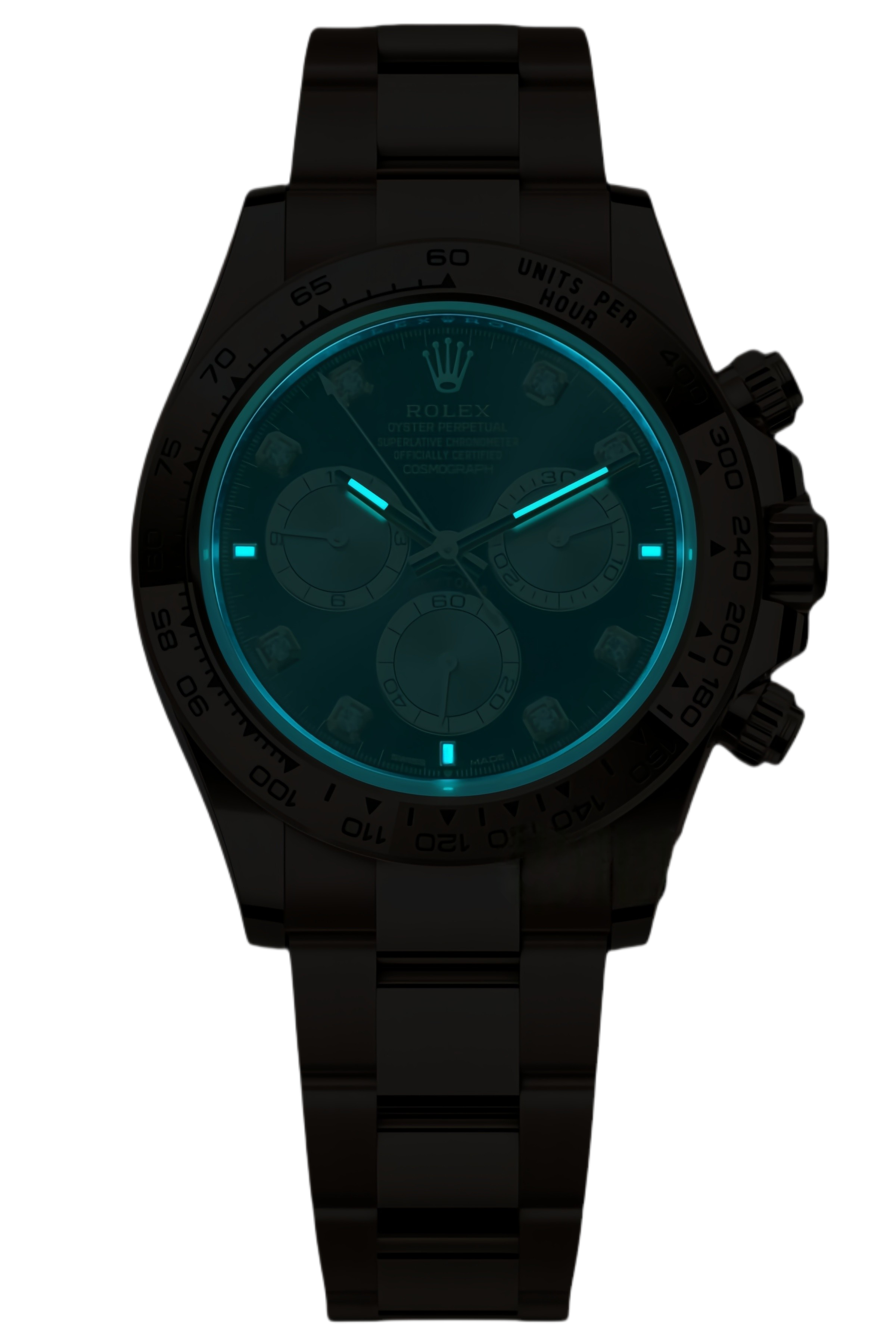 Rolex Daytona M126505-0002 Super Clone – Everose Gold 40mm Black Dial Swiss Replica