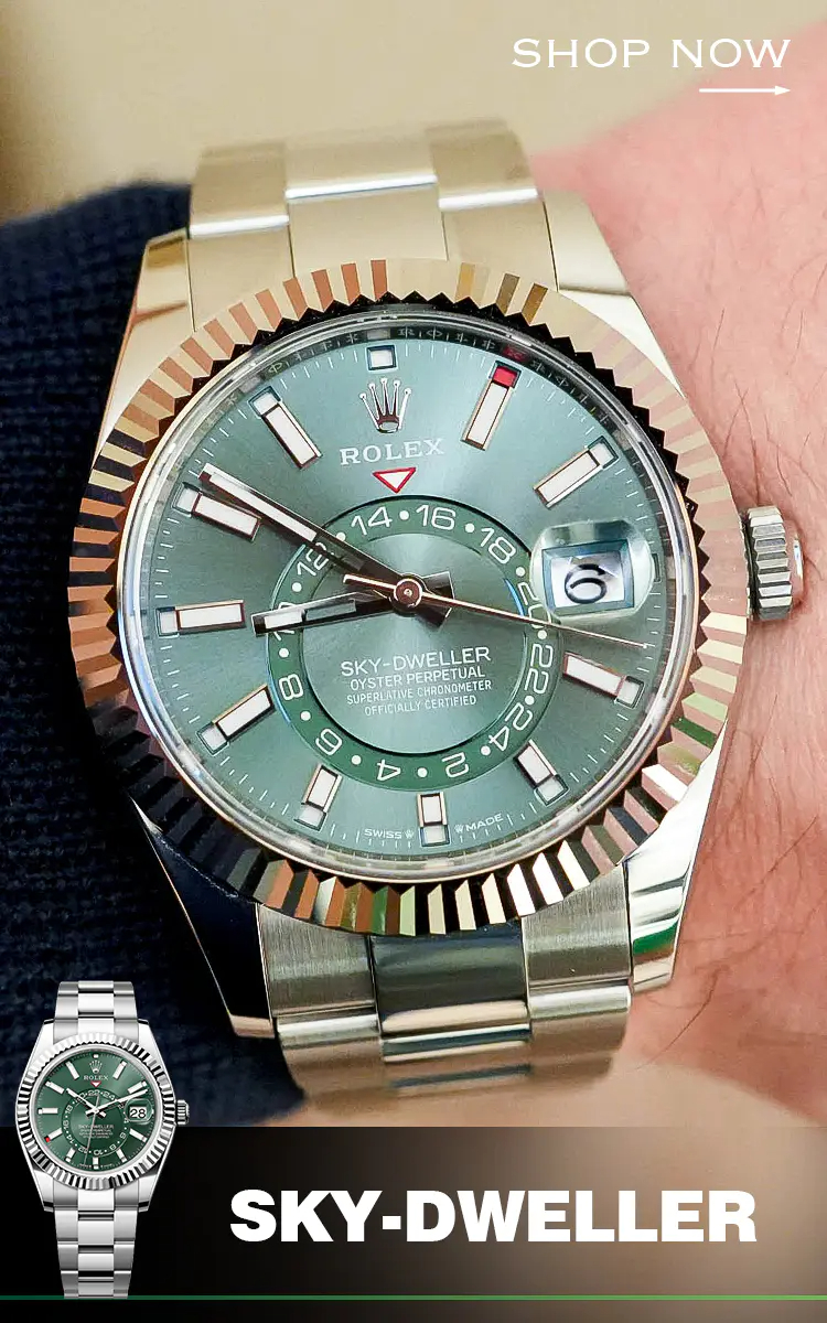 Discover our premium collection of Rolex Sky-Dweller replica watches, featuring the brand’s iconic dual time zone and annual calendar complications. Our Sky-Dweller super clone timepieces perfectly replicate the originals’ sophisticated design, including the signature Ring Command bezel and high-precision automatic movements. Each fake Rolex Sky-Dweller offers flawless 1:1 detail and luxurious materials, ideal for collectors seeking exceptional replicas.