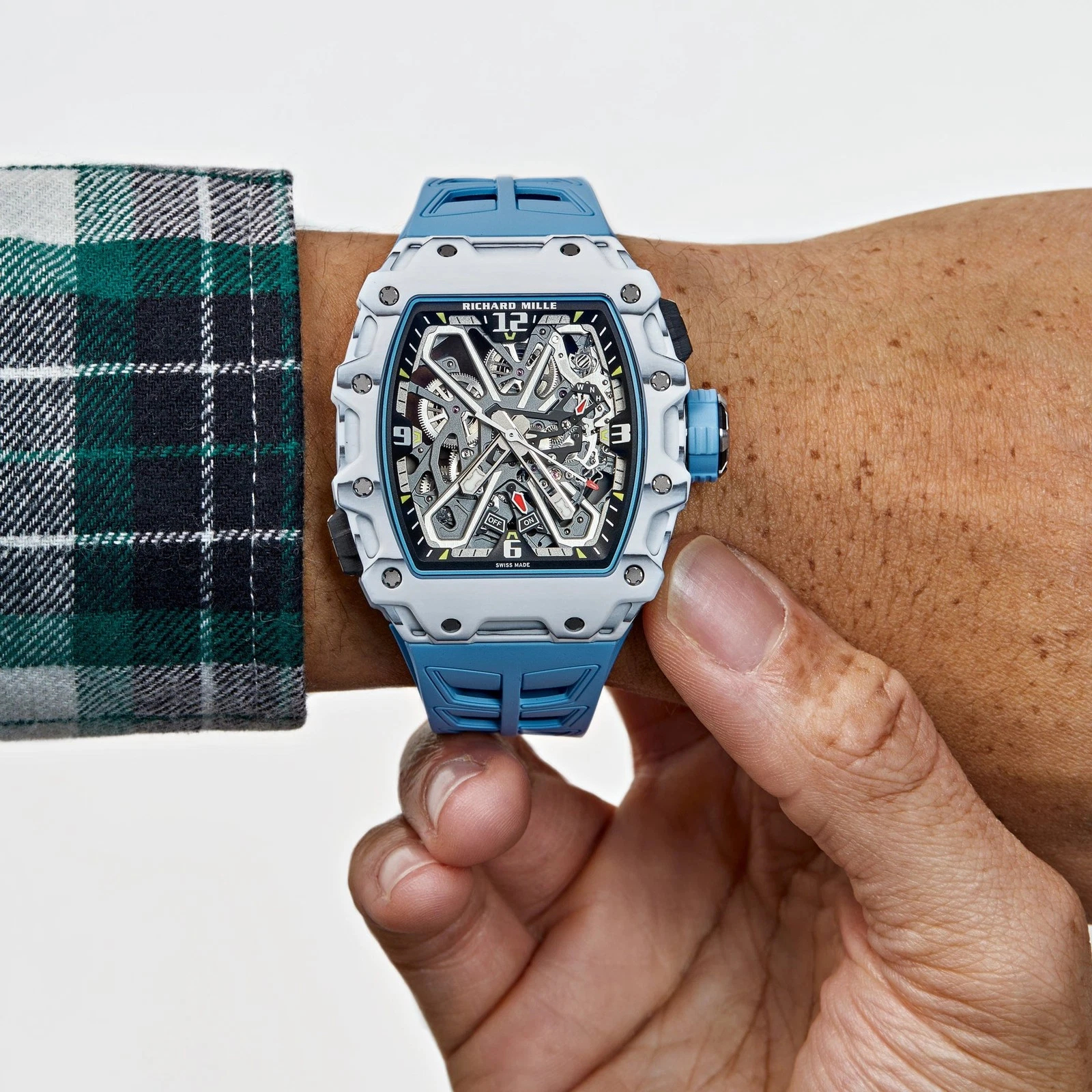 Richard Mille RM 35-03 White Quartz TPT Super Clone Watch – Lightweight Fake RM