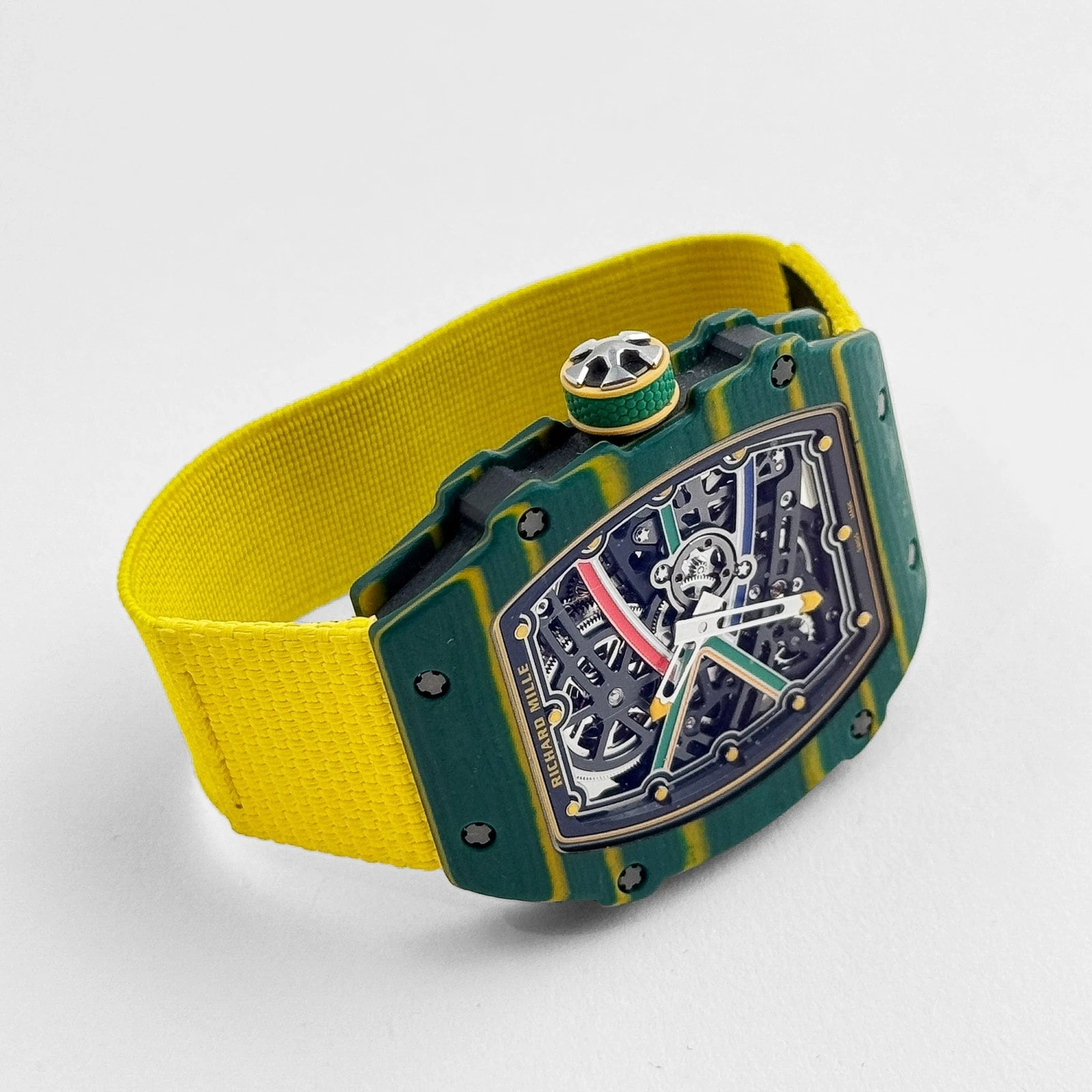 Richard Mille RM 67-02 Wayde Van Niekerk edition super clone watch on wrist highlighting sporty design