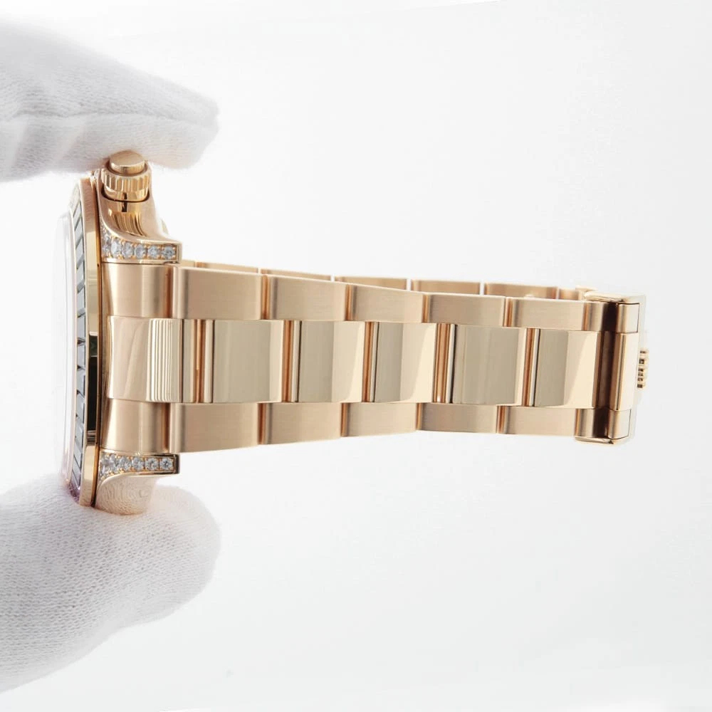 Rolex Daytona Rainbow 40mm Yellow Gold Super Clone Swiss Replica Watch Ref. 116598 RBOW