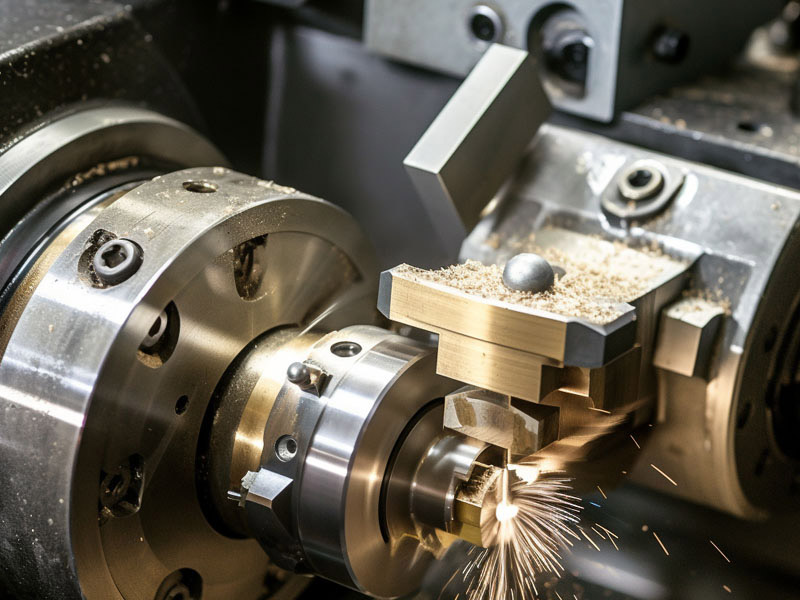 High-precision CNC machining center used for custom luxury replica watch components, ensuring exact dimensions and perfect finishing.