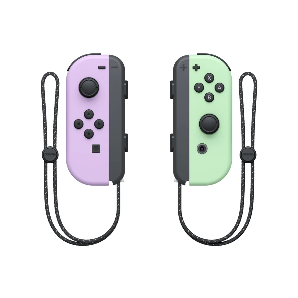 Nintendo Switch Joy Con Controller - Pastel Purple/Green - 2 Pack