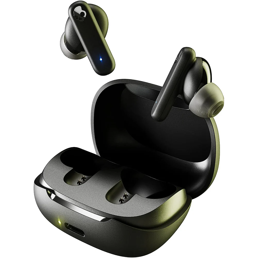 Skullcandy Smokin' Buds Bluetooth Earbuds with Microphone - True Black