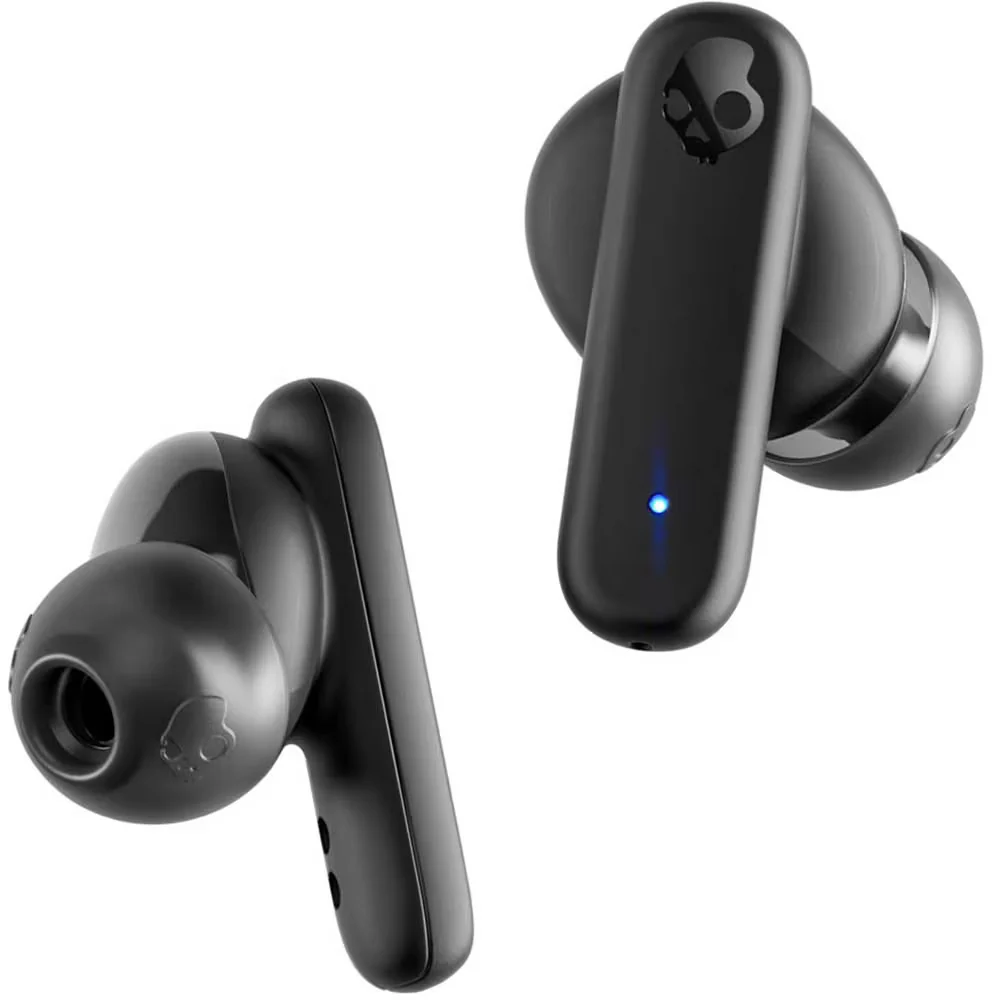 Skullcandy Smokin' Buds Bluetooth Earbuds with Microphone - True Black