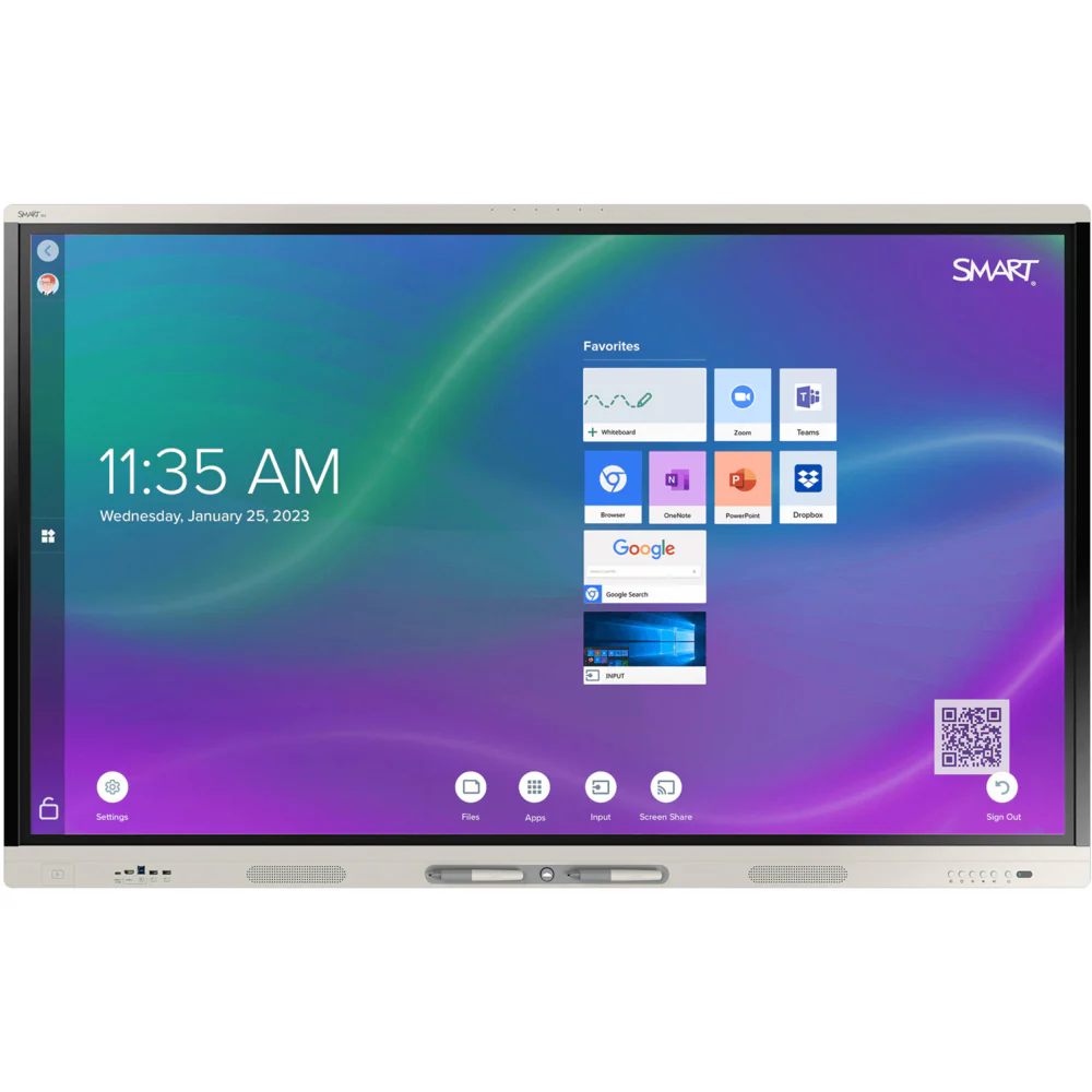 Smart Technologies Smart Board MX065-V4 Pro Series Interactive Display with IQ - White (WM-SBID-200 is Not Included)