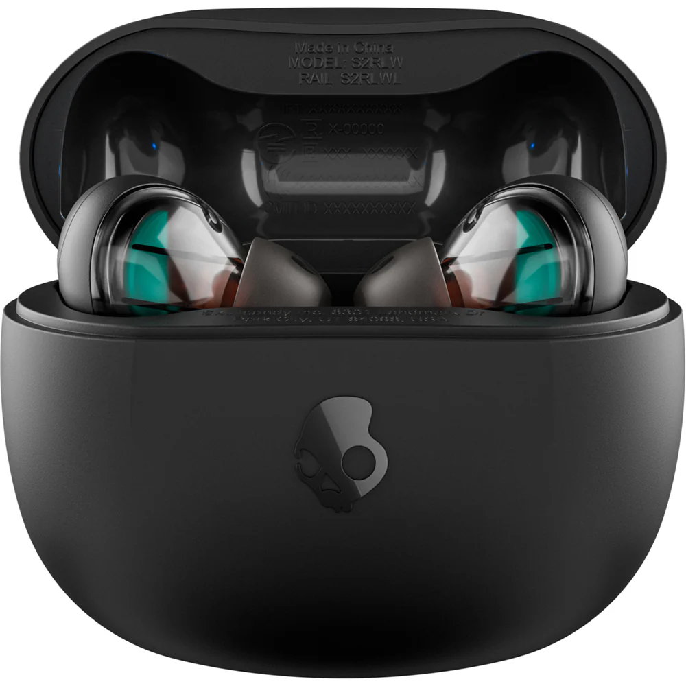 Skullcandy Rail Truely Wireless Bluetooth In-Ear Headphones - Black