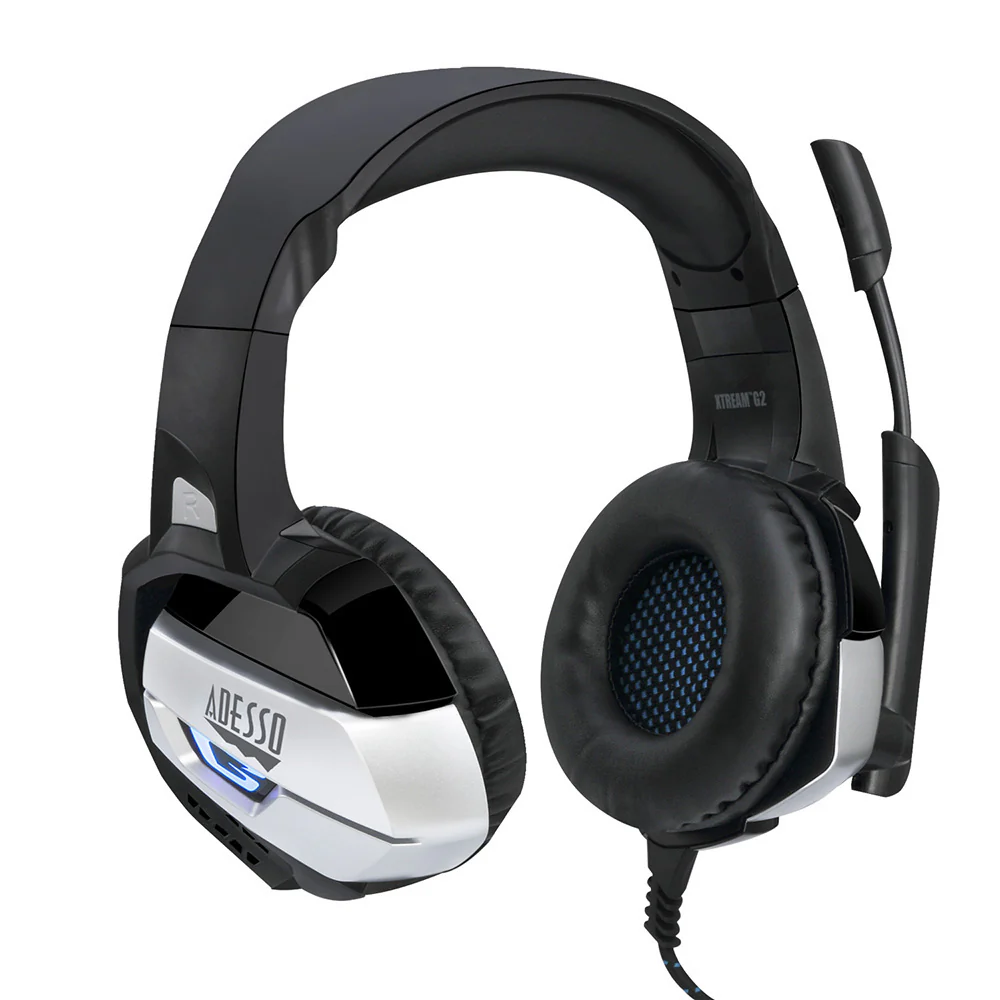 Adesso Xtream G2 Stereo USB Gaming Headphones with Microphone