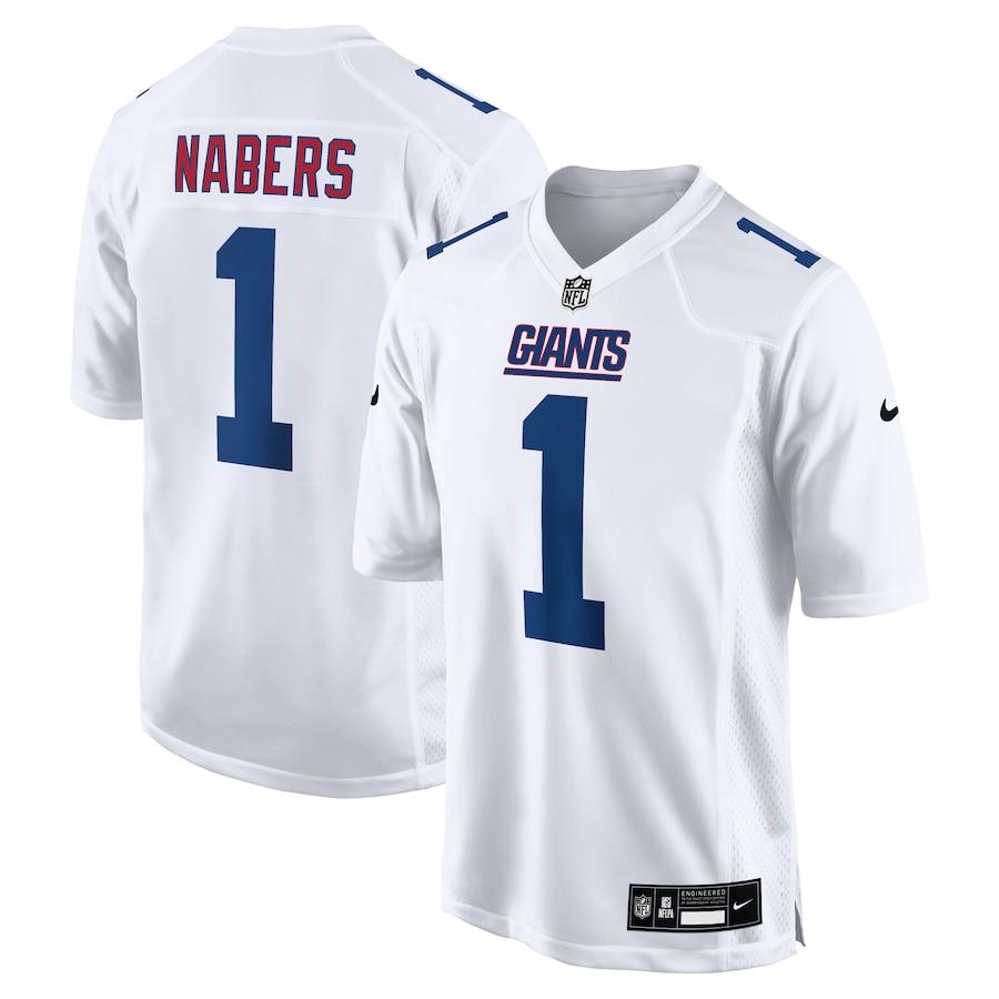 Malik Nabers New York Giants Nike Fashion Jersey – Tundra White
