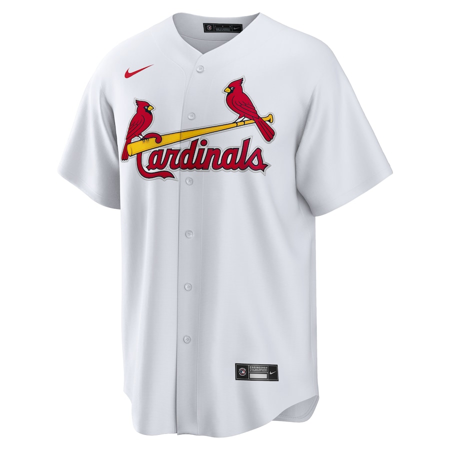 Men’s St. Louis Cardinals Jordan Walker Nike White Home Official Replica Player Jersey