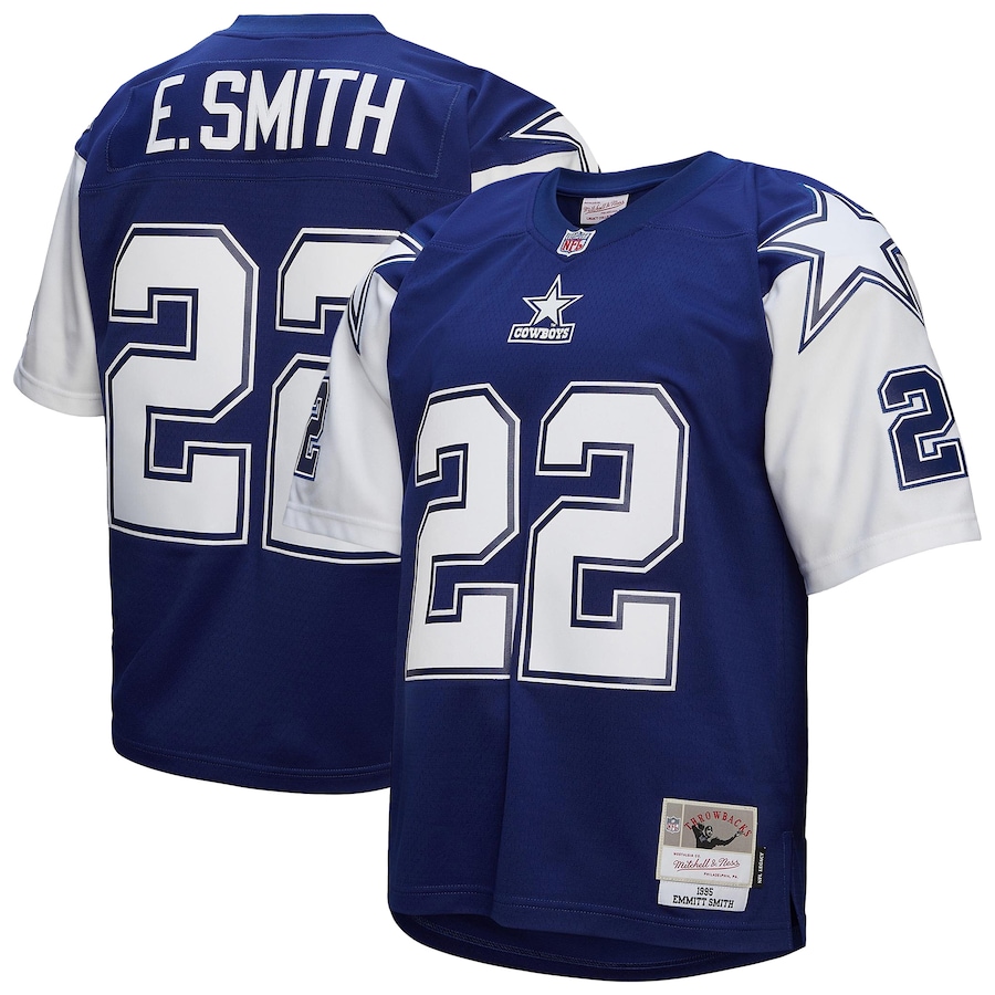 Dallas Cowboys Emmitt Smith Mitchell & Ness Navy Legacy Replica Jersey