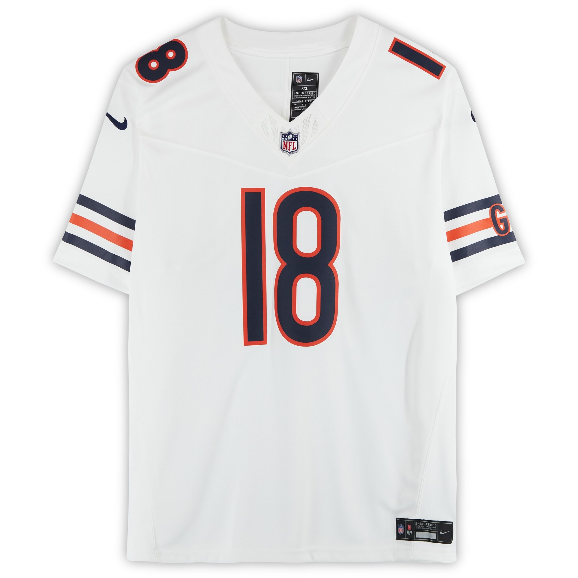 Caleb Williams Chicago Bears Autographed Nike Vapor F.U.S.E White Jersey