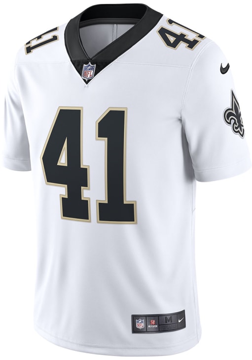 Alvin Kamara Nike New Orleans Saints Mens White Ltd Road Limited Football Jersey