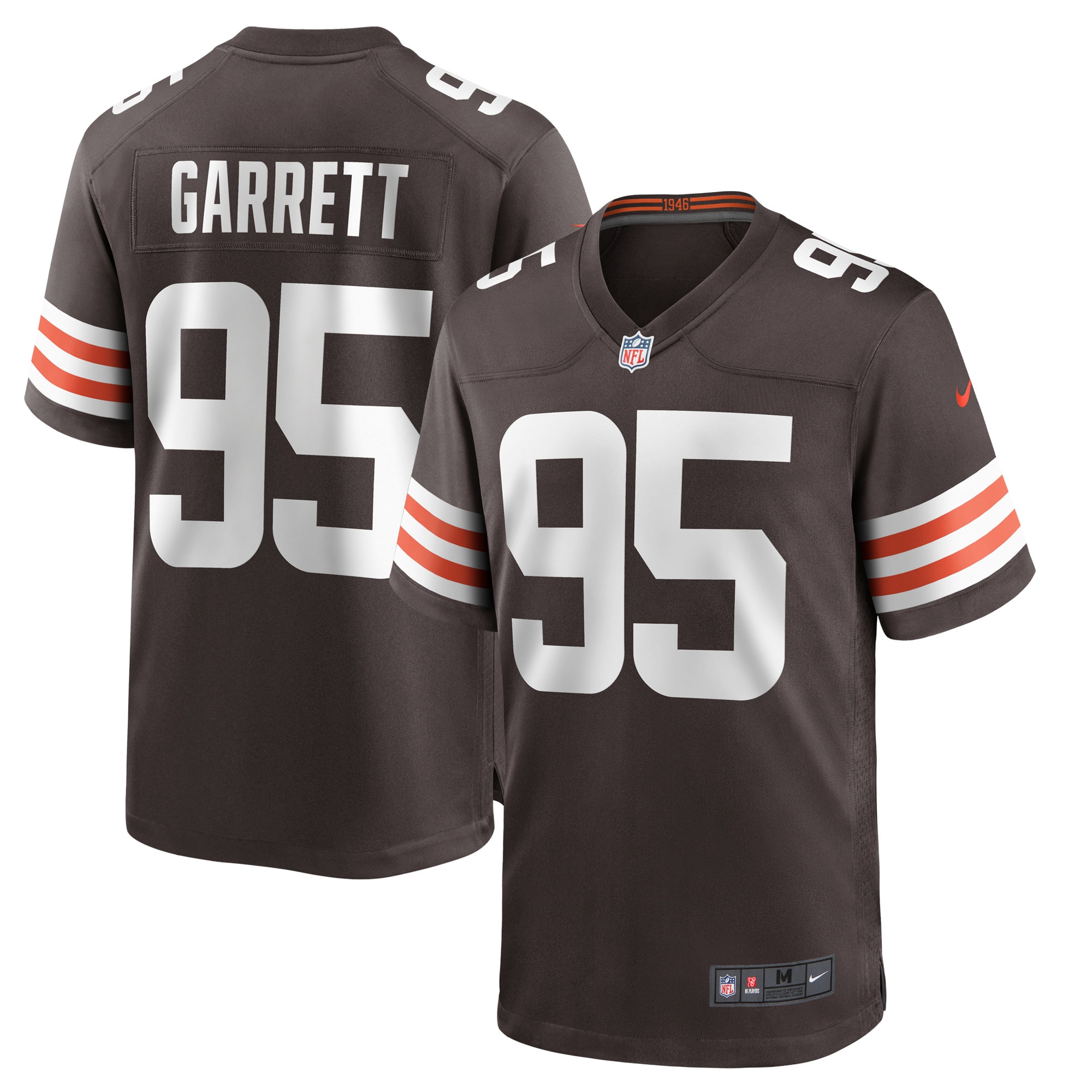 Cleveland Browns Myles Garrett Nike Brown Player Game Jersey