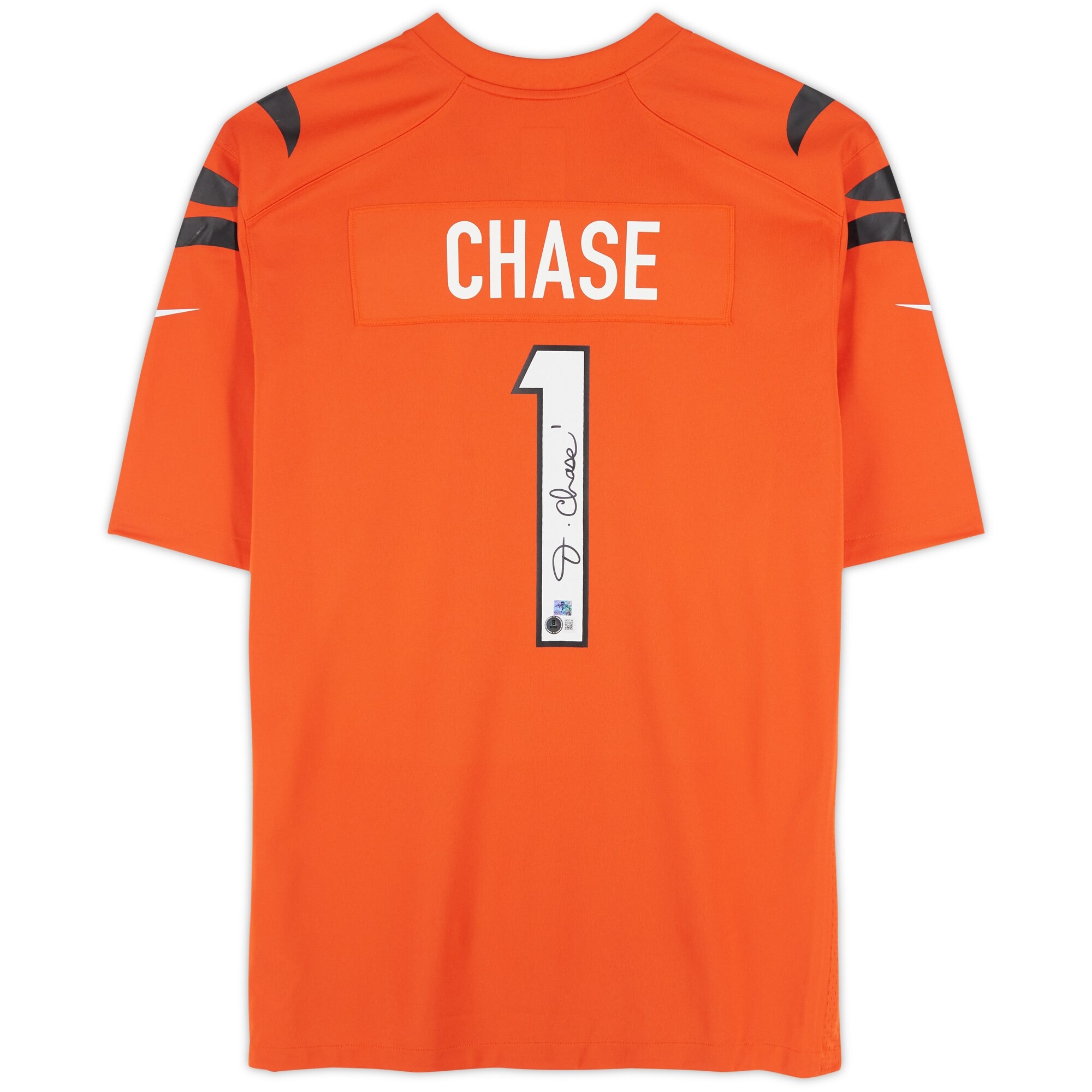 Ja’Marr Chase Cincinnati Bengals Autographed Nike Orange Jersey