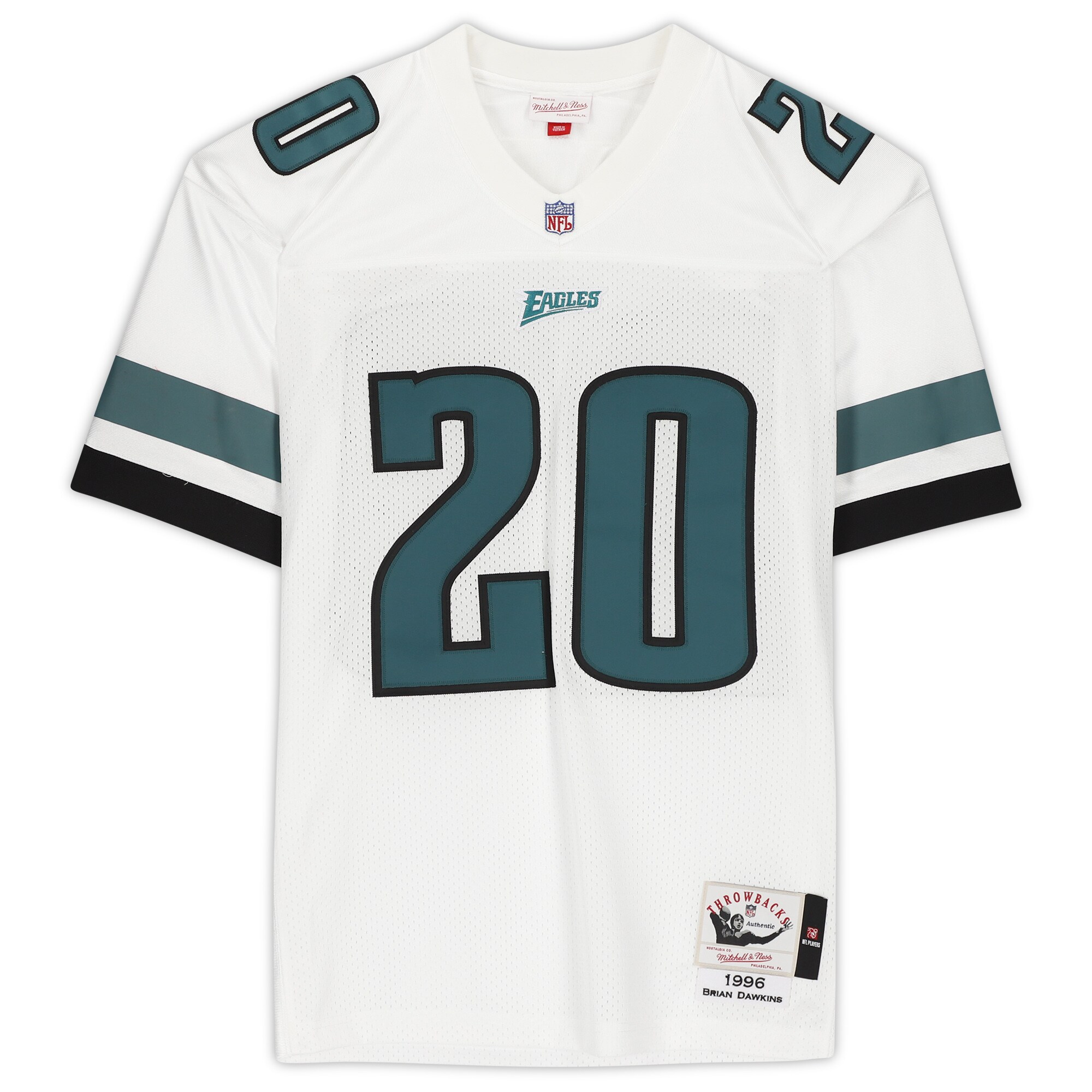 Brian Dawkins Philadelphia Eagles Autographed White Jersey
