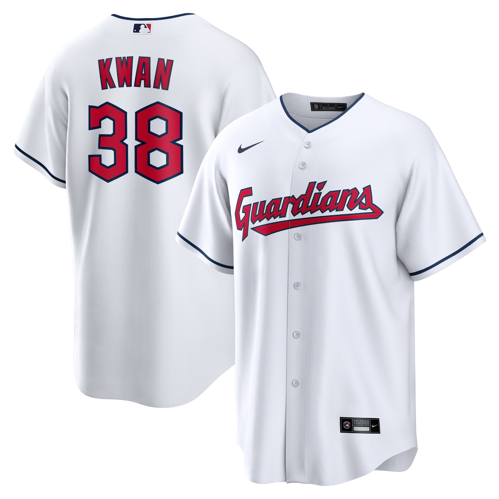 Steven Kwan Cleveland Guardians Nike Home Limited Player Jersey