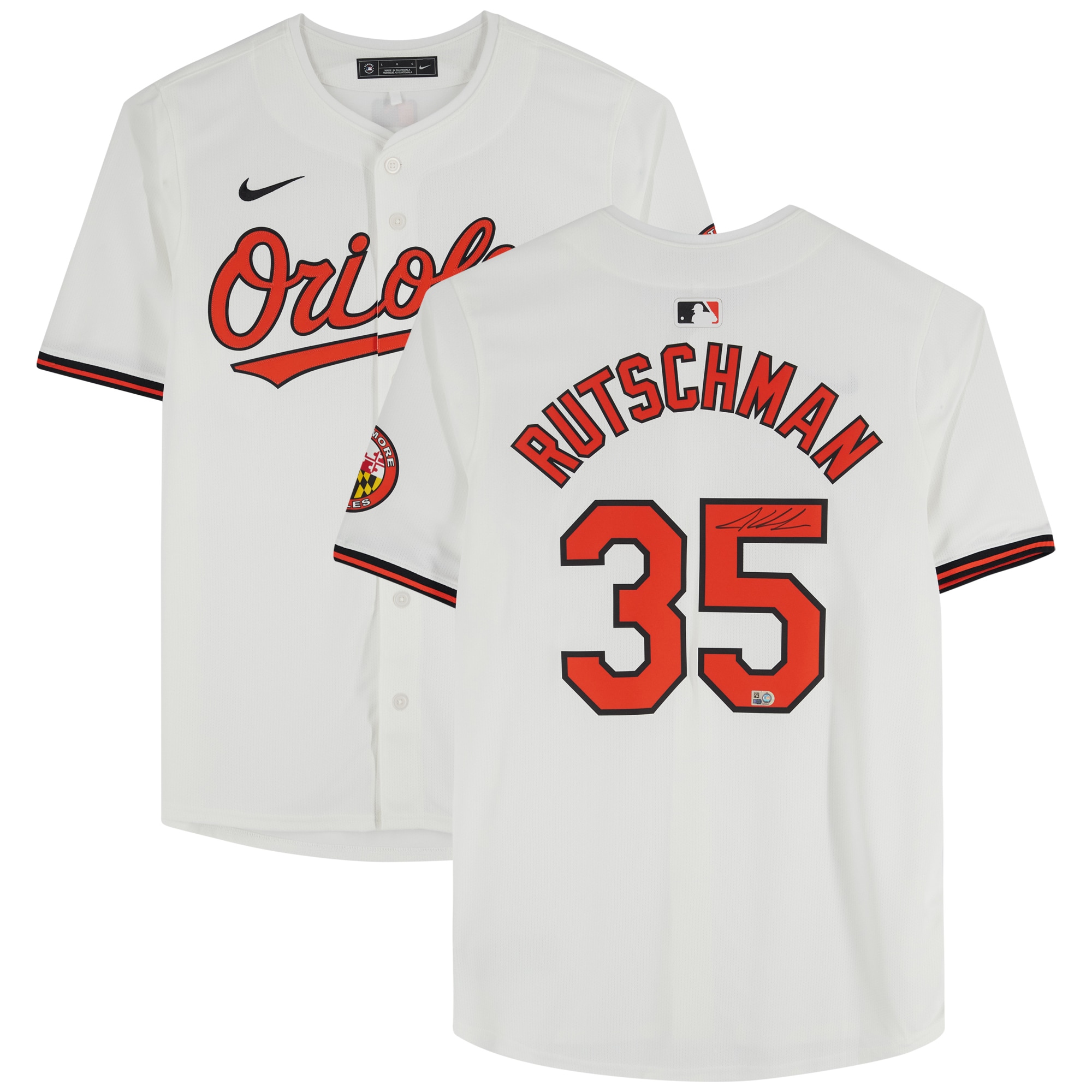 Adley Rutschman Baltimore Orioles Autographed White Jersey