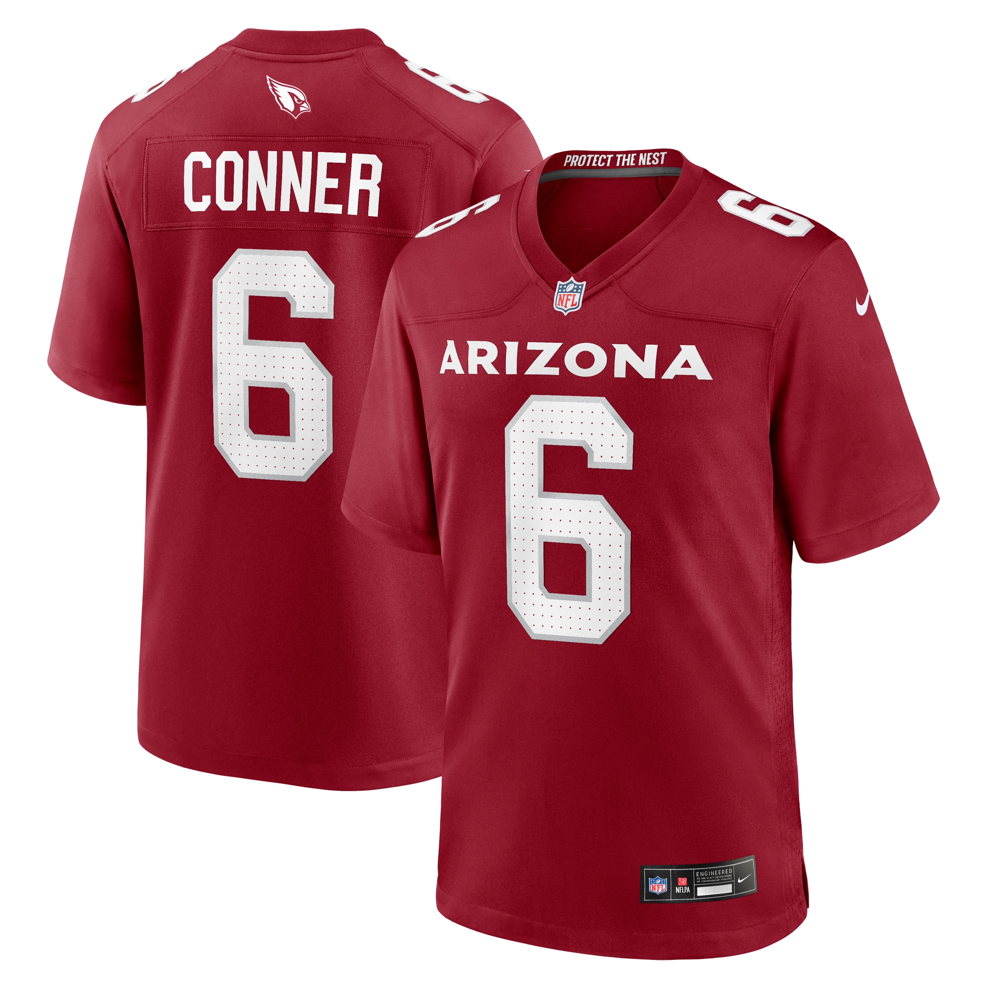 Arizona Cardinals James Conner Nike Cardinal Home Game Jersey