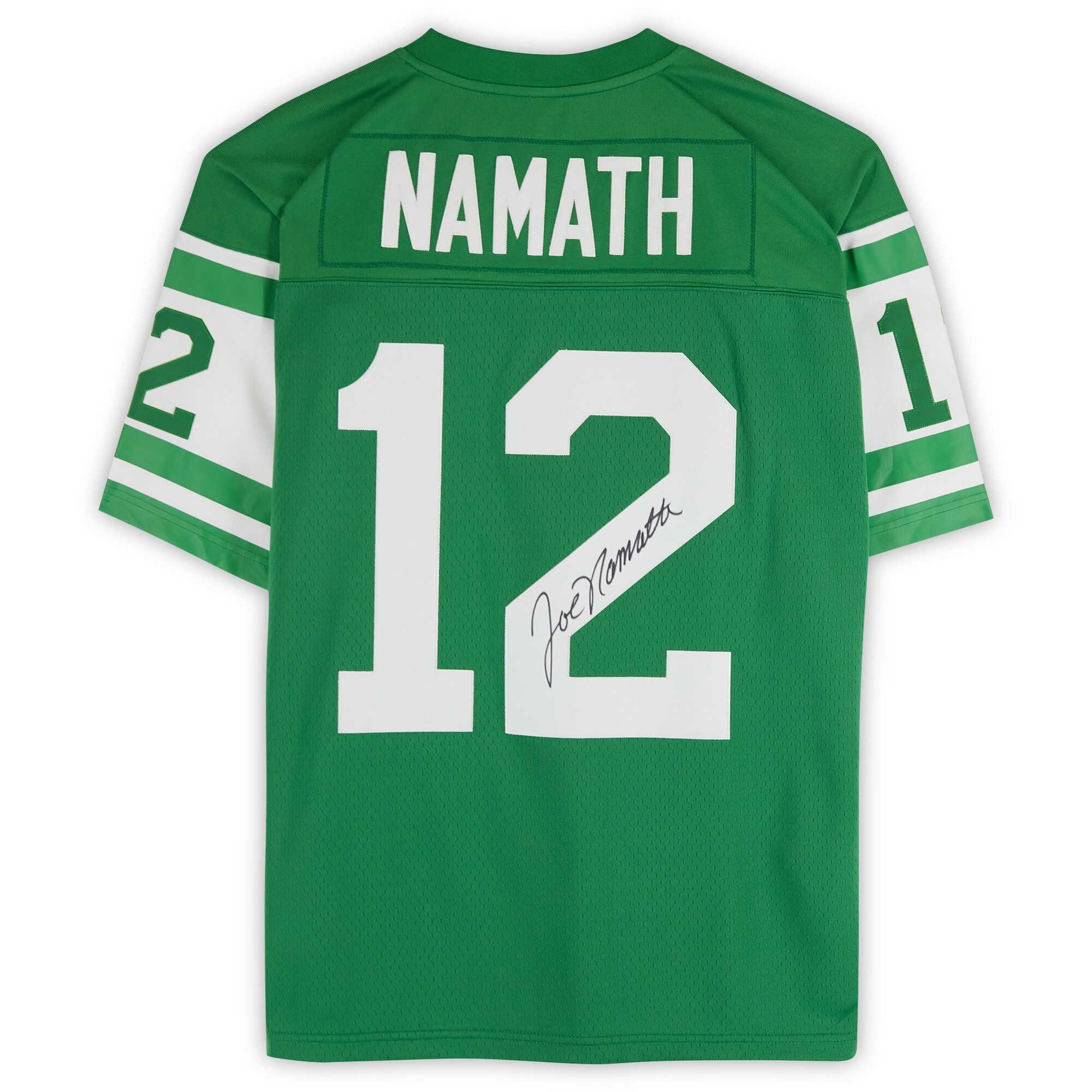 Joe Namath New York Jets Autographed Green Replica Jersey