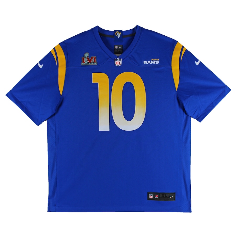 Rams Cooper Kupp Signed SB LVI Blue Nike Jersey SB MVP! Fanatics
