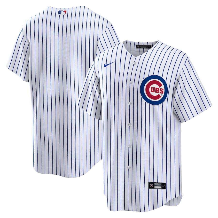 Men’s Nike White Chicago Cubs Home Replica Team Jersey