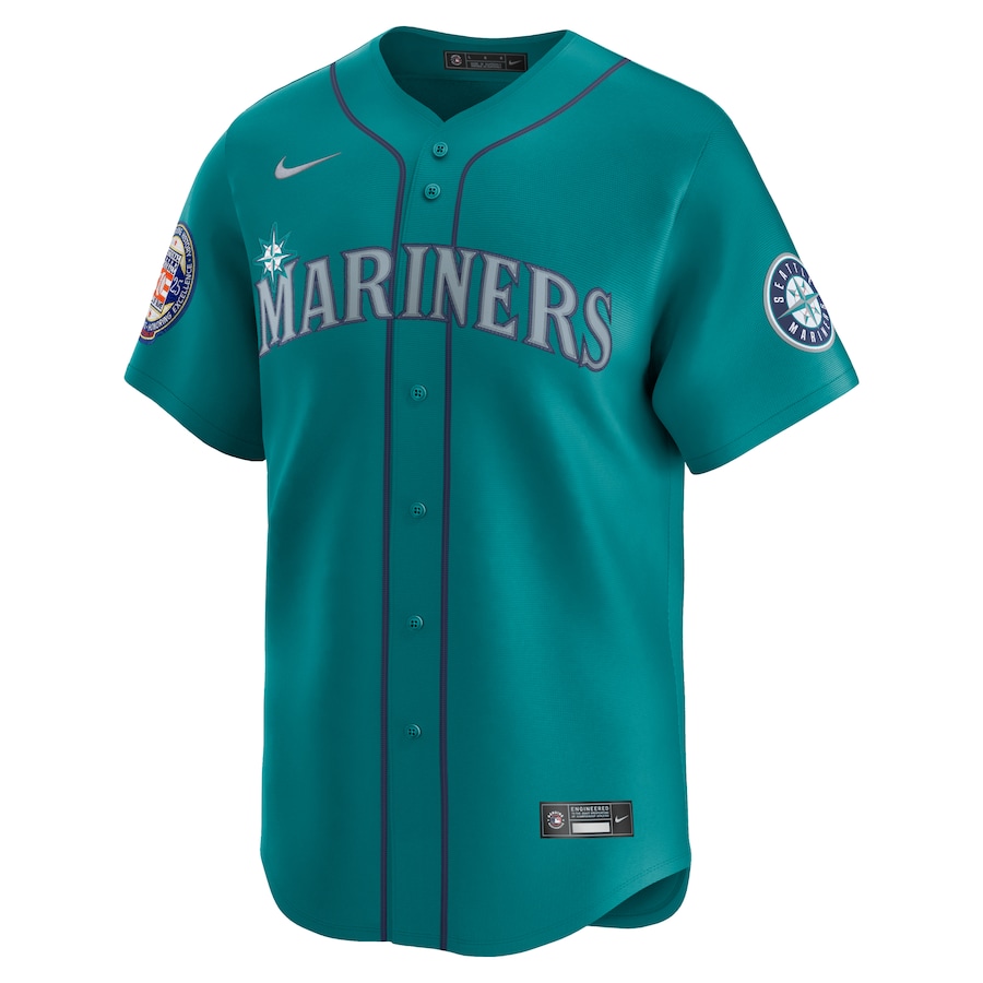 Ichiro Suzuki Seattle Mariners Nike 2025 National Baseball Hall of Fame Nike Alternate Limited Player Jersey – Aqua