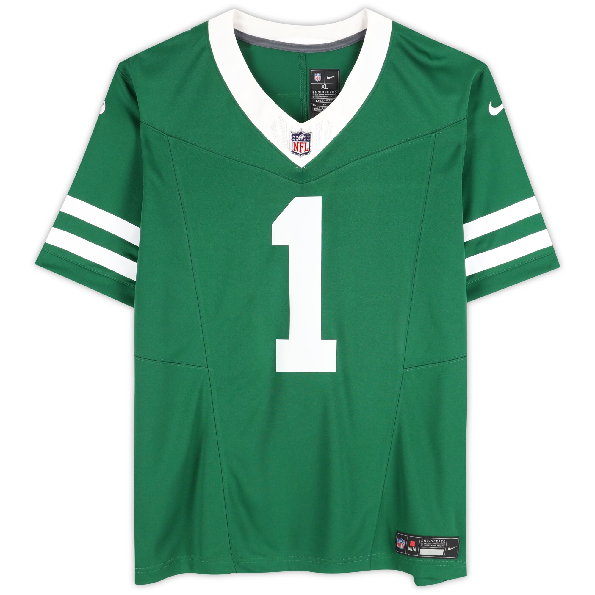 Ahmad Sauce Gardner New York Jets Autographed Green Jersey