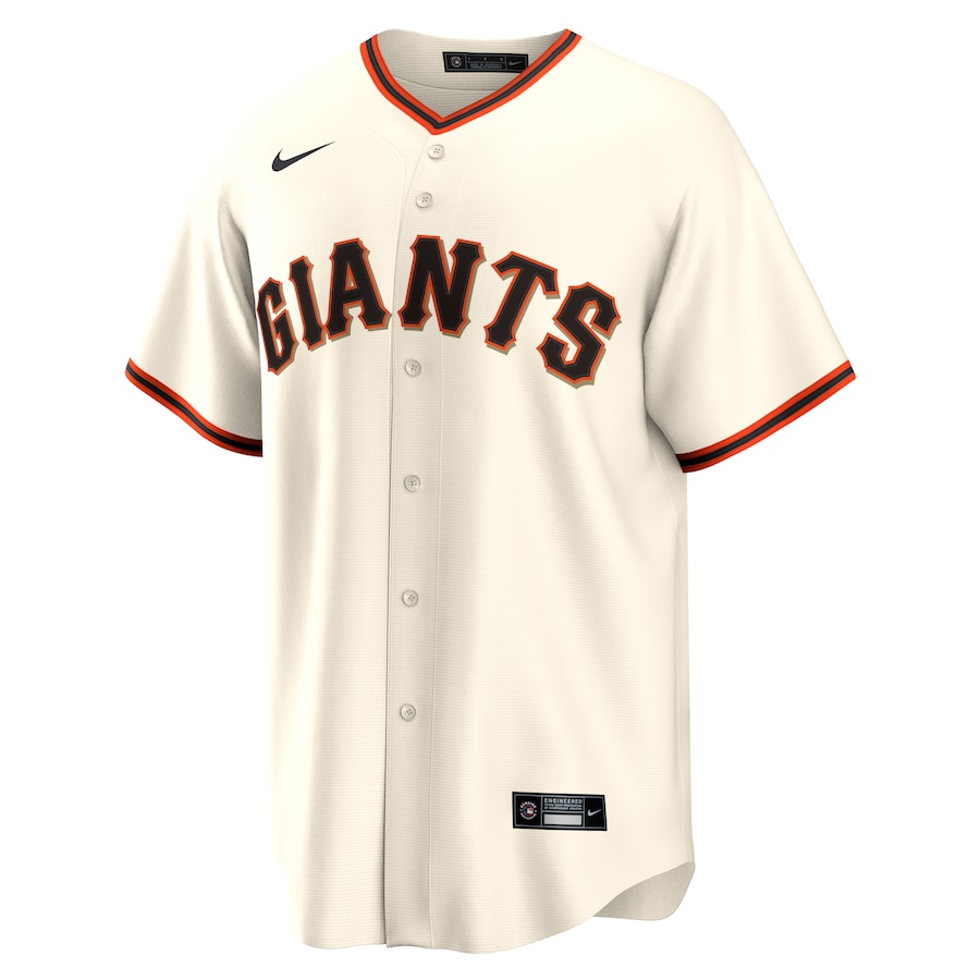 Men’s San Francisco Giants Justin Verlander Nike Cream Home Replica Jersey