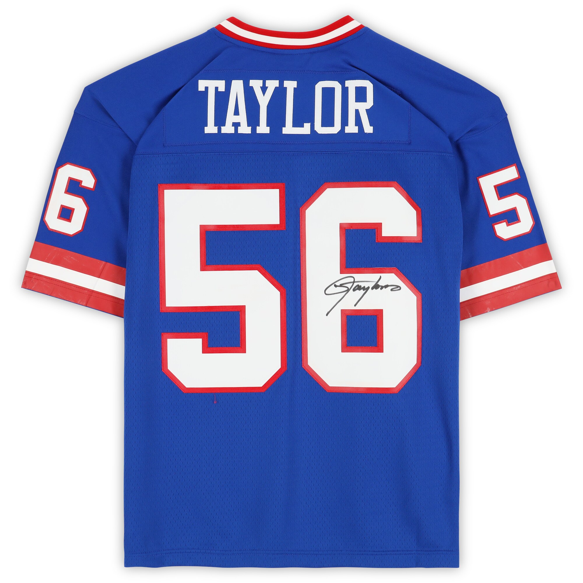 Lawrence Taylor New York Giants Autographed Blue Replica Jersey