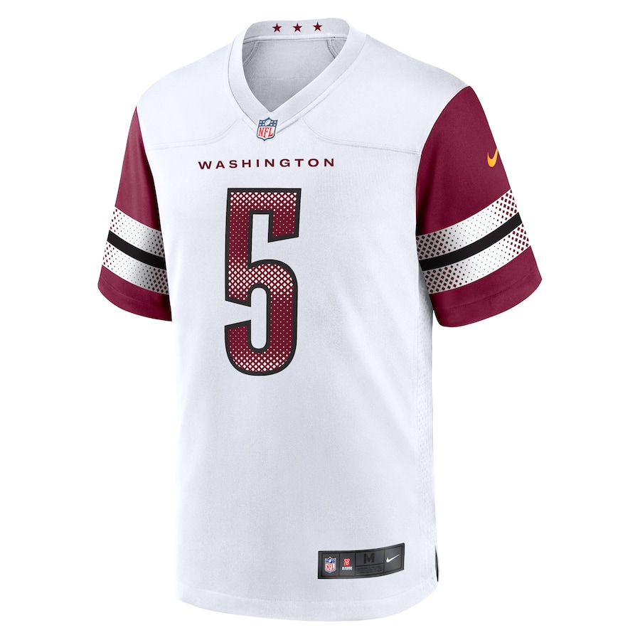 Jayden Daniels Washington Commanders Nike Player Game Jersey – White