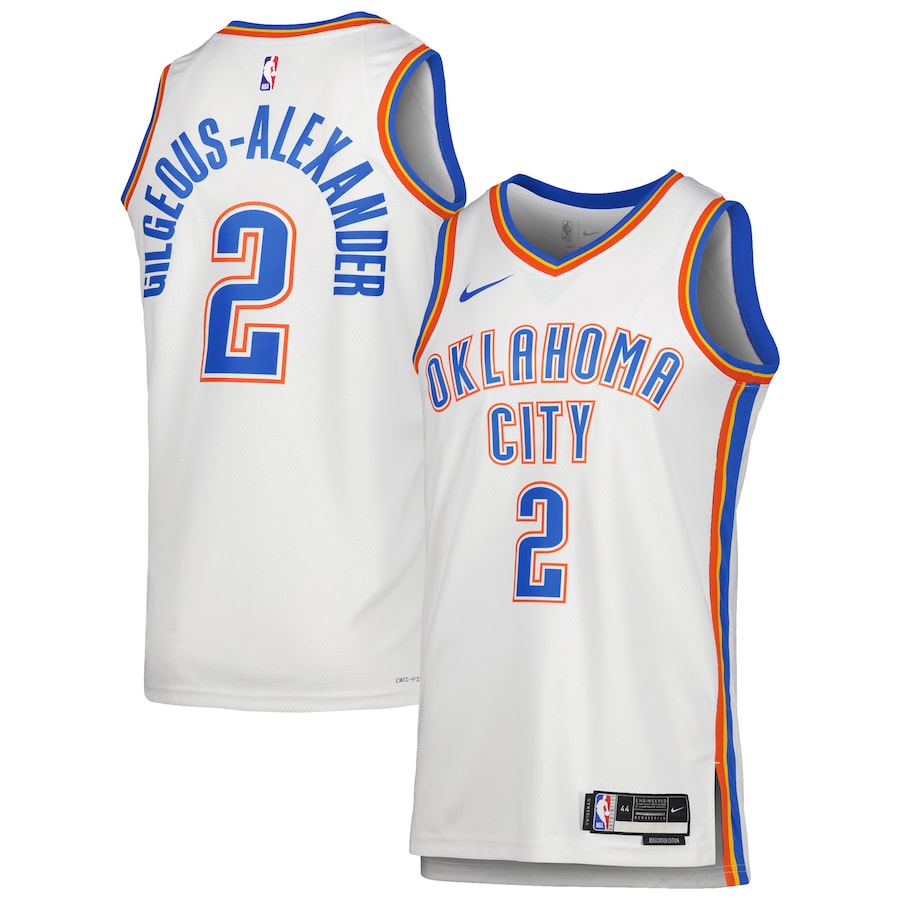 Shai Gilgeous-Alexander Oklahoma City Thunder Nike Unisex Swingman Jersey – Association Edition – White