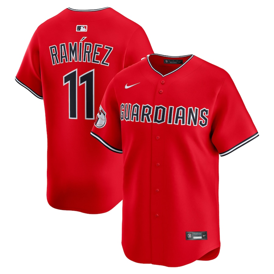 Jose Ramirez Cleveland Guardians Nike Alternate Limited Jersey – Red