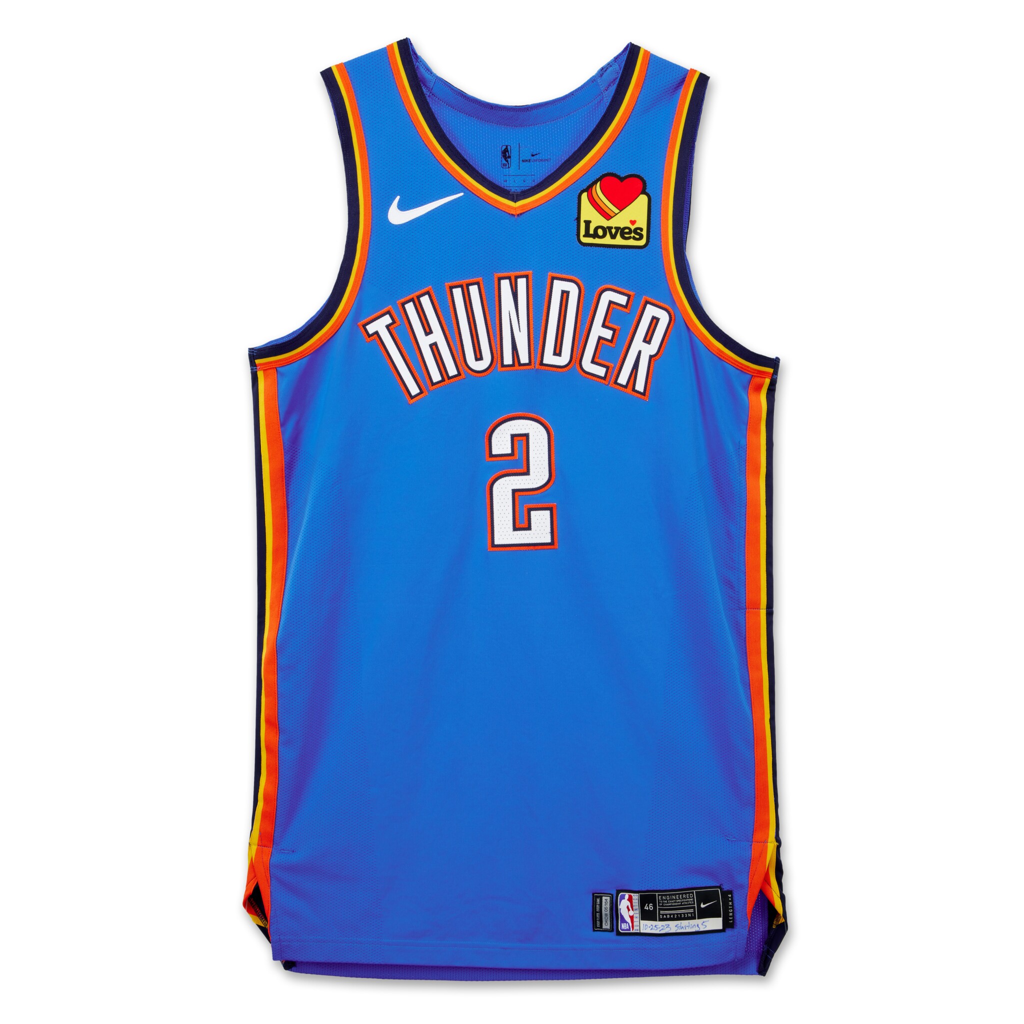 Shai Gilgeous-Alexander Oklahoma City Thunder 2023-2024 Kia NBA