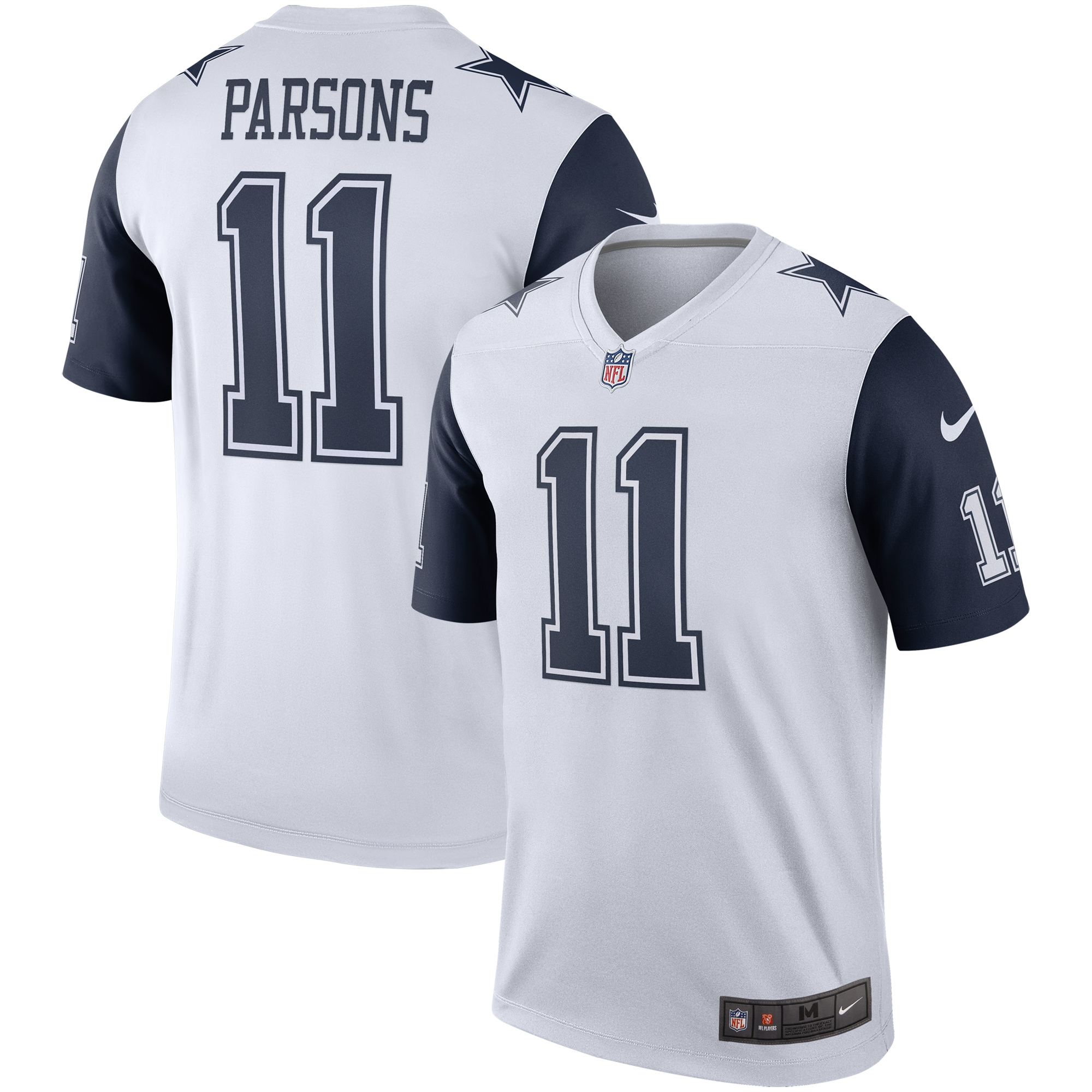 Dallas Cowboys Micah Parsons Nike White Alternate Legend Player Performance Top