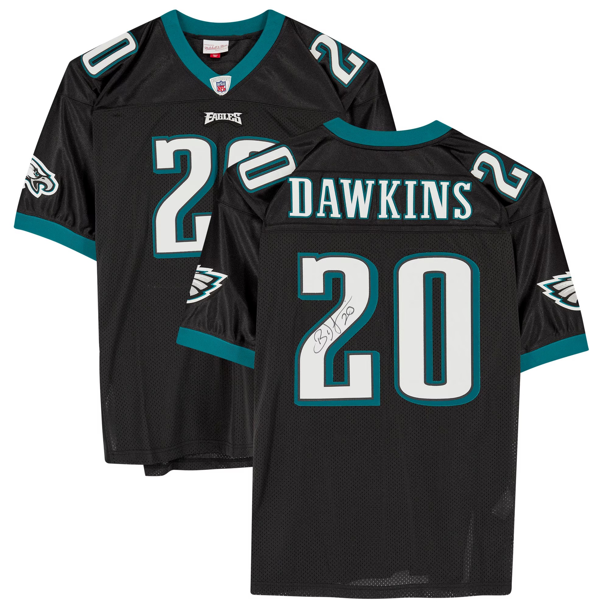 Brian Dawkins Philadelphia Eagles Autographed Black Authentic Jersey