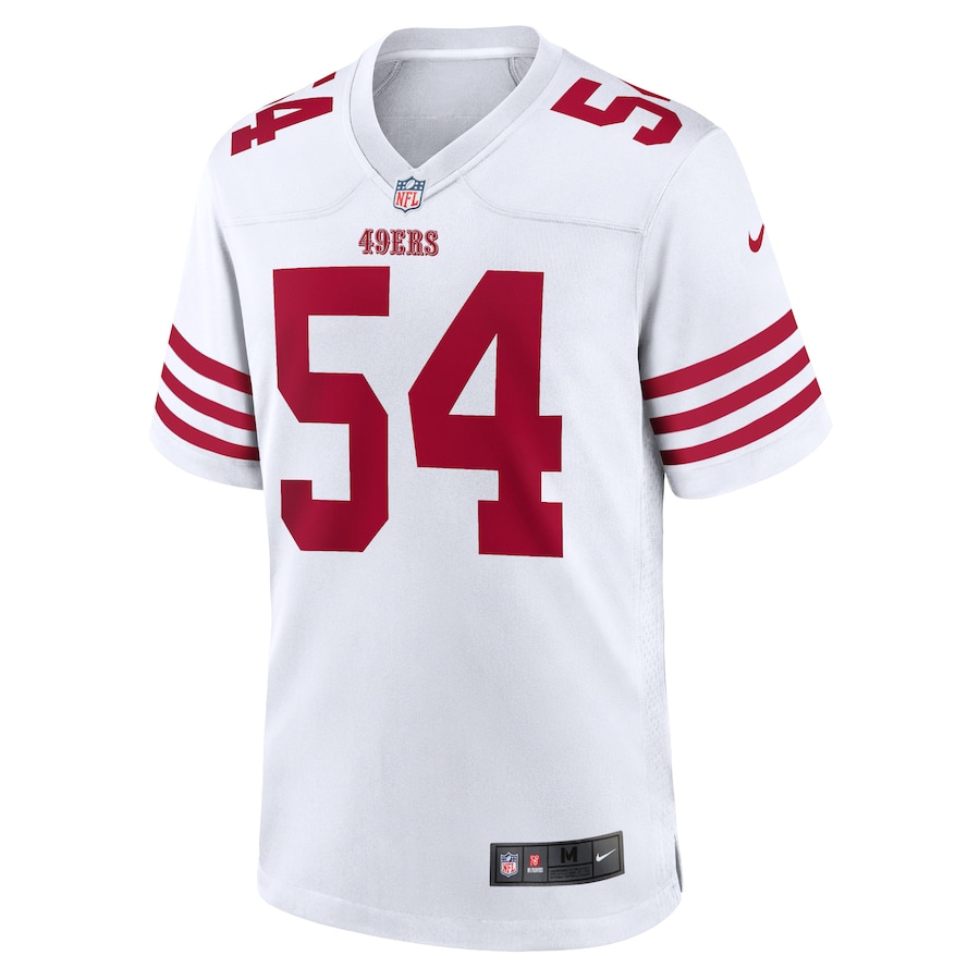 Fred Warner San Francisco 49ers Nike Player Game Jersey – White