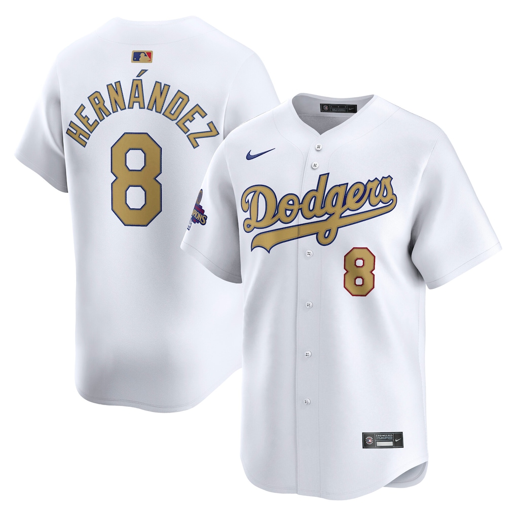 Enrique Hernández Los Angeles Dodgers Nike 2025 Gold Collection Limited Jersey