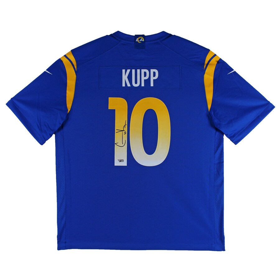 Rams Cooper Kupp Signed SB LVI Blue Nike Jersey SB MVP! Fanatics
