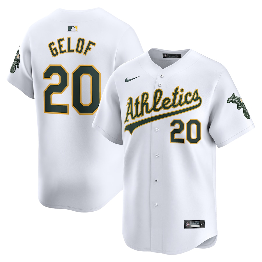 Zack Gelof Athletics Nike Home Limited Player Jersey